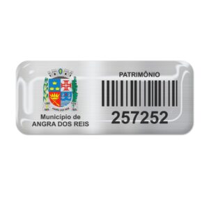 ETIQUETAS PATRIMONIAIS COM RESINA P.U.